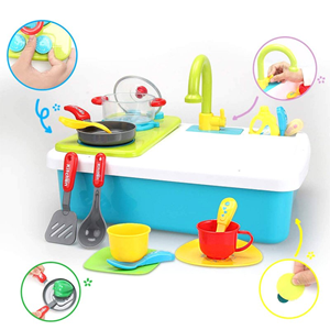 اسباب بازی سینک ظرفشویی کودک همراه با اجاق گاز بزرگ FIVESTAR TOYS LERNING FUN _اسباب بازی لوازم خانگی